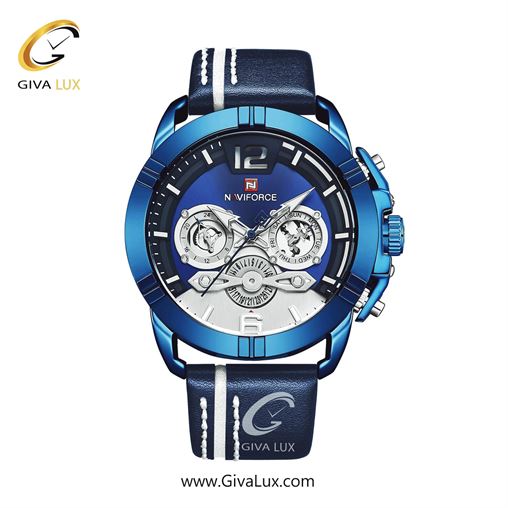 ساعت مچی مردانه بند چرمی ناوی فورس (نیوی فورس)  NF9168 BE/BE/BE 725_BE BE BE.jpg